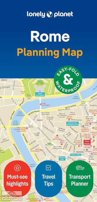 ROME | Lonely Planet street map