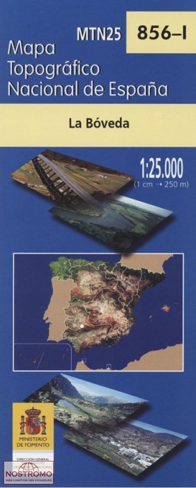 856-1 LA BÓVEDA | carte topographique CNIG