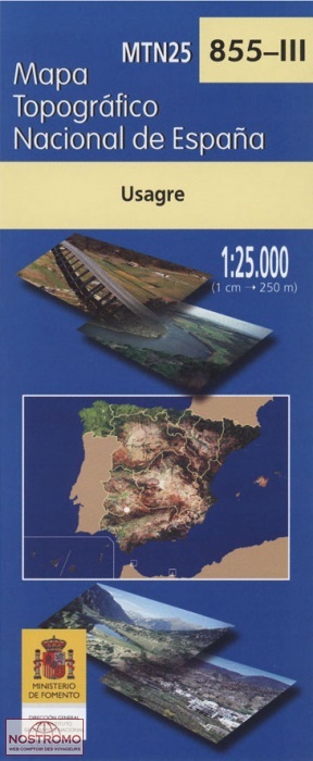 855-3 USAGRE | carte topographique CNIG