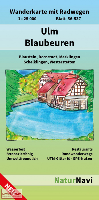 ULM - BLAUBEUREN | NaturNavi hiking map