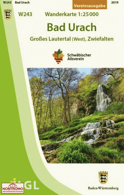 W243 BAD URACH | LGL hiking map