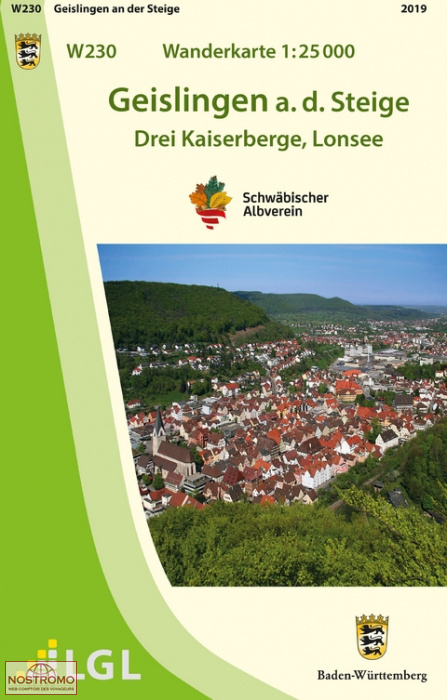 W230 GEISLINGEN AN DER STEIGE | LGL hiking map