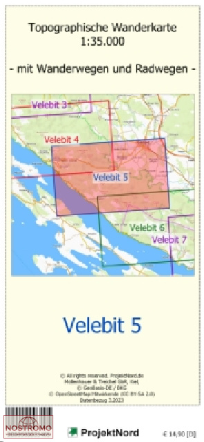 VELEBIT 5 | carte topographique Projektnord