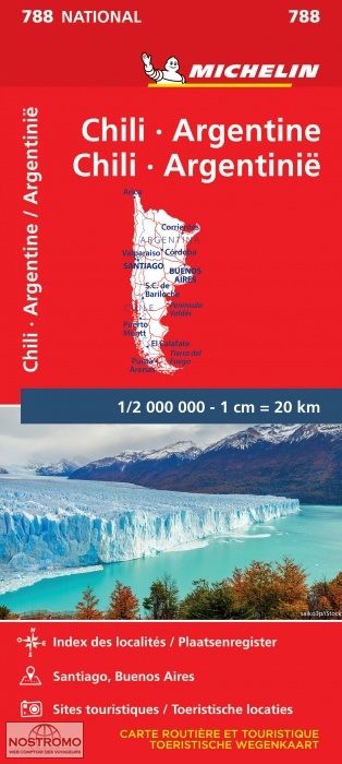 CHILI - ARGENTINE 788 | Michelin road map