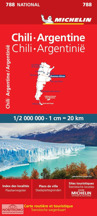 CHILI - ARGENTINE 788 | Michelin road map