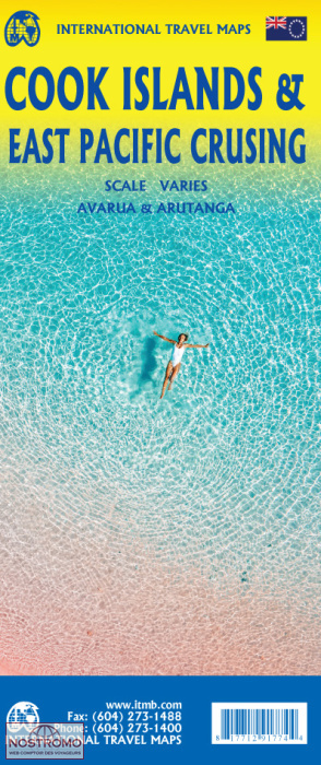 ÎLES COOK & CROISIÈRES DANS LE PACIFIQUE EST | carte touristique ITMB