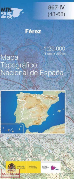 867-4 FÉREZ | carte topographique CNIG