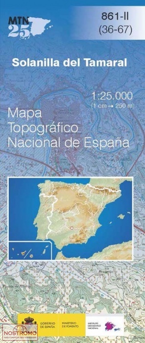 861-2 SOLANILLA DEL TAMARAL | carte topographique CNIG