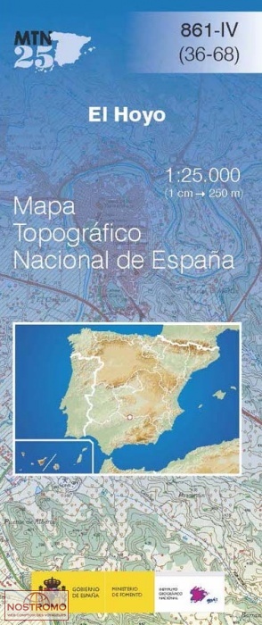 861-4 EL HOYO | carte topographique CNIG