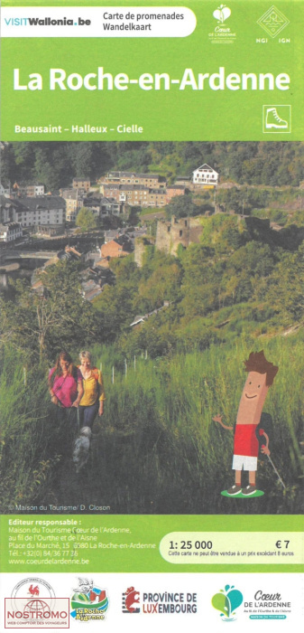 LA ROCHE-EN-ARDENNE | carte de randonnée NGI/IGN