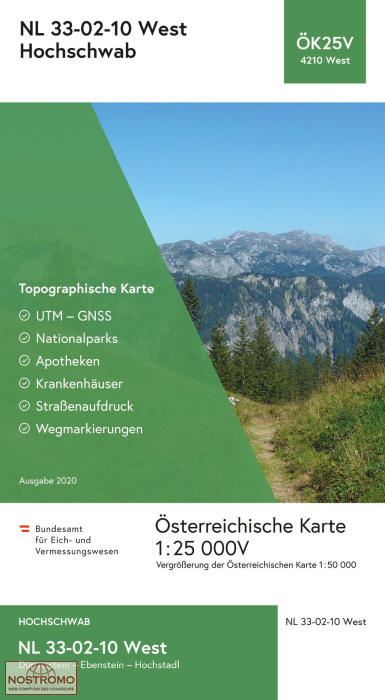 4210-WEST HOCHSCHWAB | carte topographique BEV