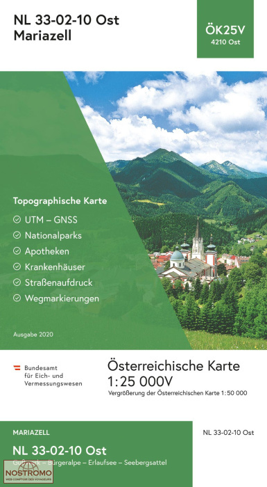 4210-OST MARIAZELL | carte topographique BEV