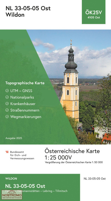 4105-OST WILDON | BEV topographical map