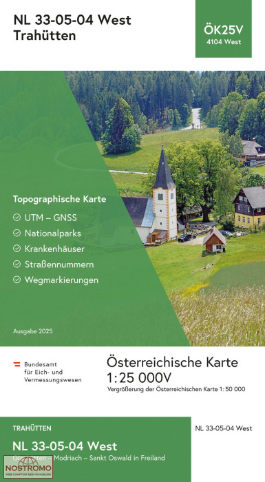 4104-WEST TRAHÜTTEN | BEV topographical map