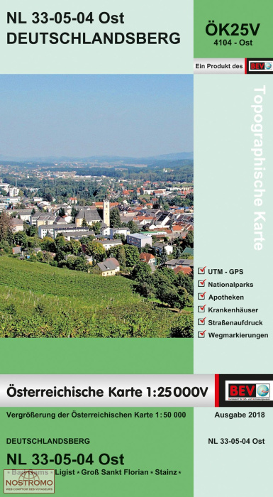 4104-OST DEUTSCHLANDSBERG | BEV topographical map