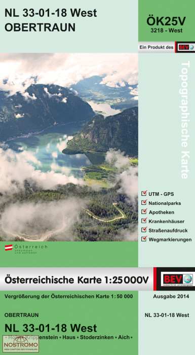 3218-WEST OBERTRAUN | BEV topographical map