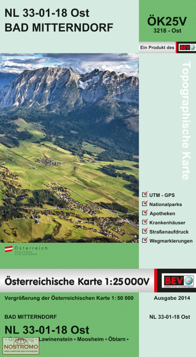 3210-WEST BAD MITTERNDORF | BEV topographical map