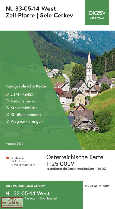 4114-WEST PFARRE | BEV topographical map