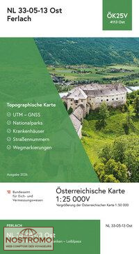 4113-OST FERLACH | carte topographique BEV