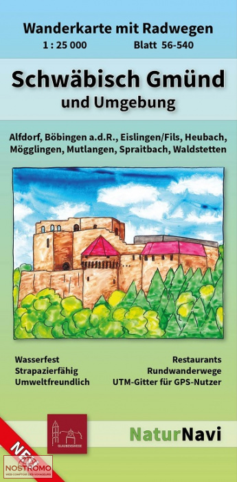 SCHWÄBISCH GMÜND UND UMGEBUNG | NaturNavi hiking map