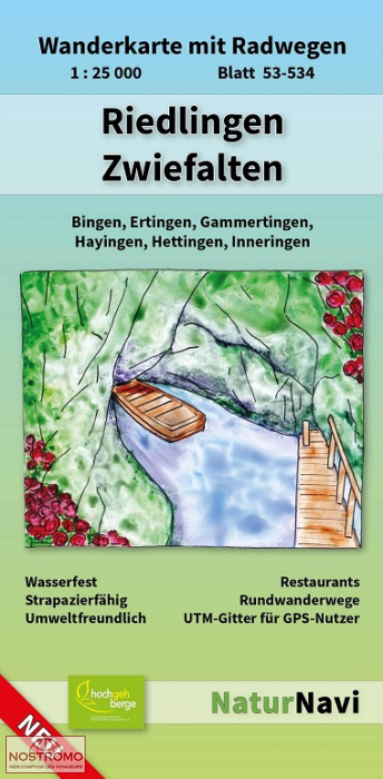 RIEDLINGEN - ZWIEFALTEN | NaturNavi hiking map