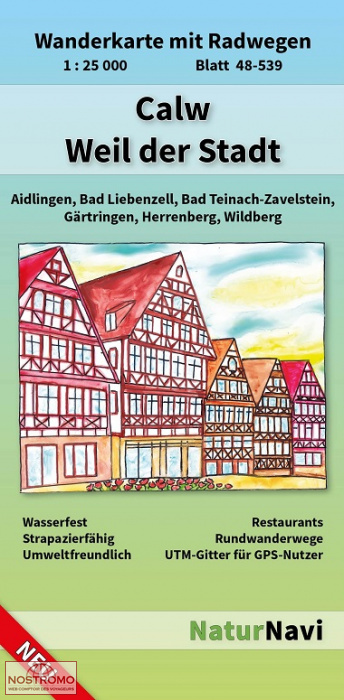 CALW - WEIL DER STADT | NaturNavi hiking map