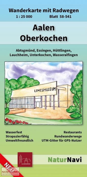 AALEN - OBERKOCHEN | NaturNavi hiking map