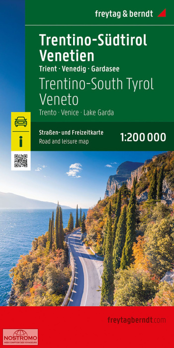 TRENTINO-SOUTH TYROL - VENETO | Freytag & Berndt road map