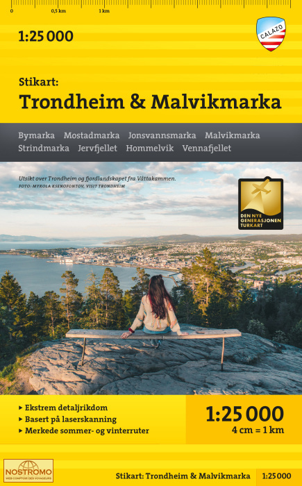 TRONDHEIM & MALVIKMARKA | Calazo hiking map