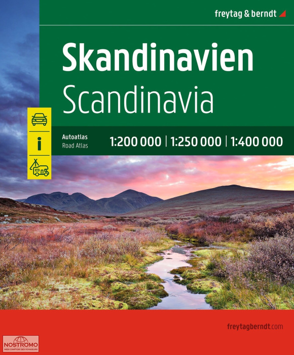SCANDINAVIA | Freytag & Berndt road atlas