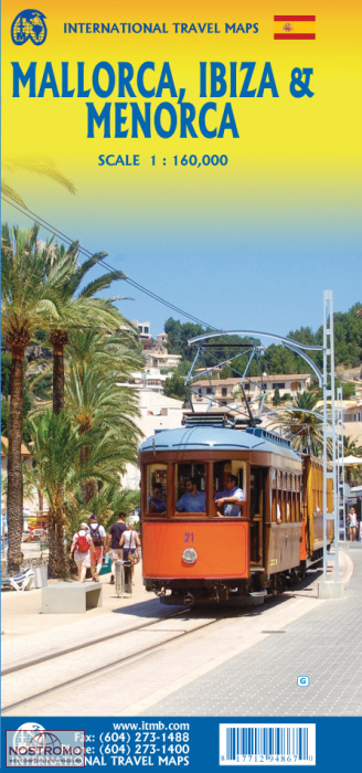 MAJORQUE - IBIZA - MINORQUE | carte touristique ITMB