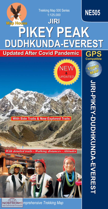 PIKEY PEAK - DUDHKUNDA-EVEREST - NE 505 | Nepamaps trekking map