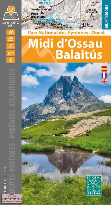 03 MIDI D’OSSAU – BALAÏTOUS | Alpina hiking maps