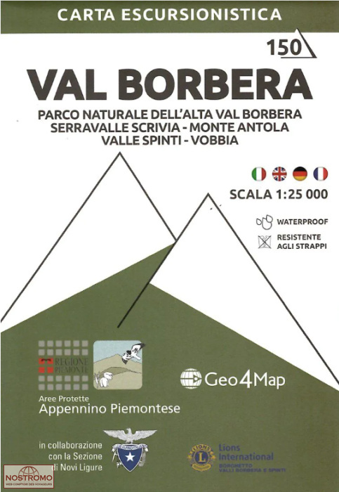 150 VAL BORBERA | carte de randonnée Geo4map