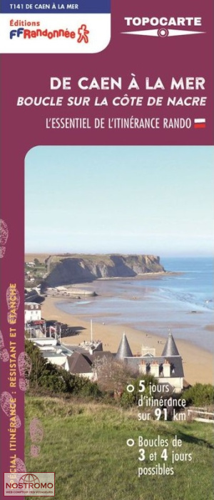 DE CAEN À LA MER - BOUCLE SUR LA CÔTE DE NACRE | FFRP hiking map