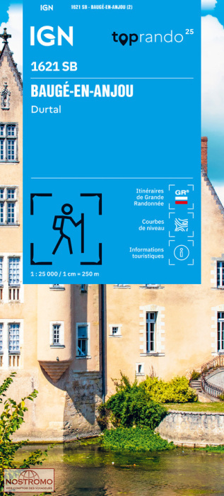 1621SB BAUGÉ-EN-ANJOU | IGN hiking map