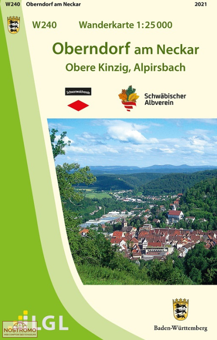 W240 OBERNDORF AM NECKAR | LGL hiking map