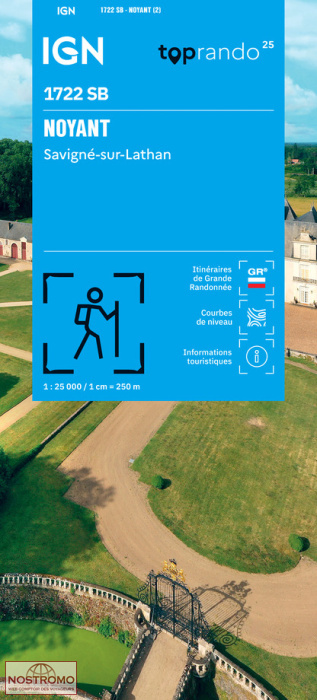 1722SB NOYANT | IGN hiking map