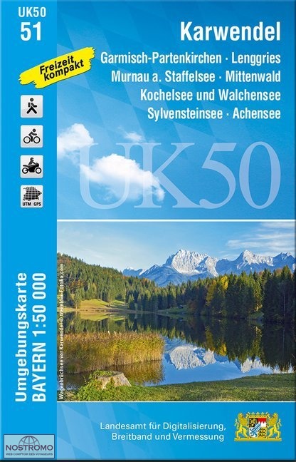 UK50-51 KARWENDEL | LDBV hiking map