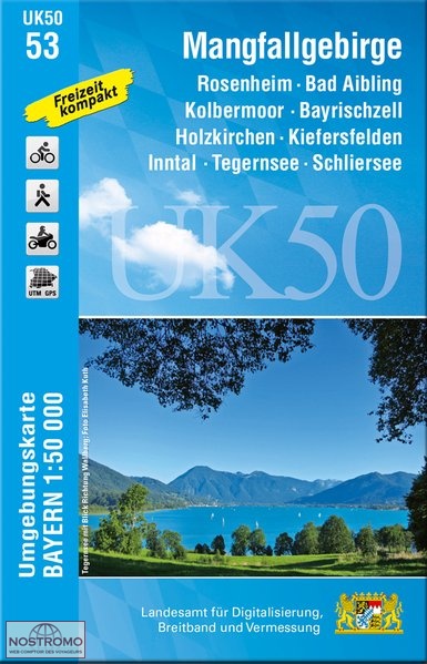 UK50-53 MANGFALLGEBIRGE | LDBV hiking map