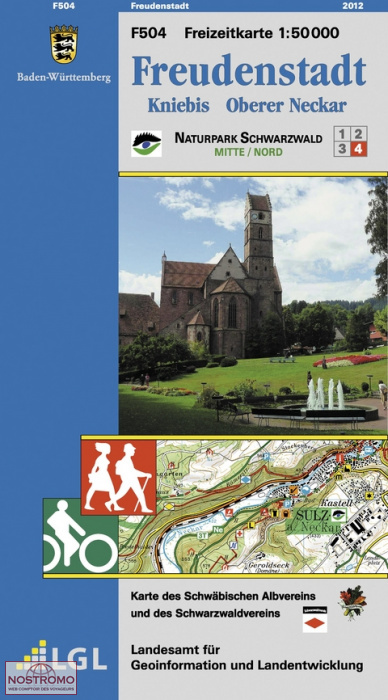 F504 FREUDENSTADT | LGL hiking map