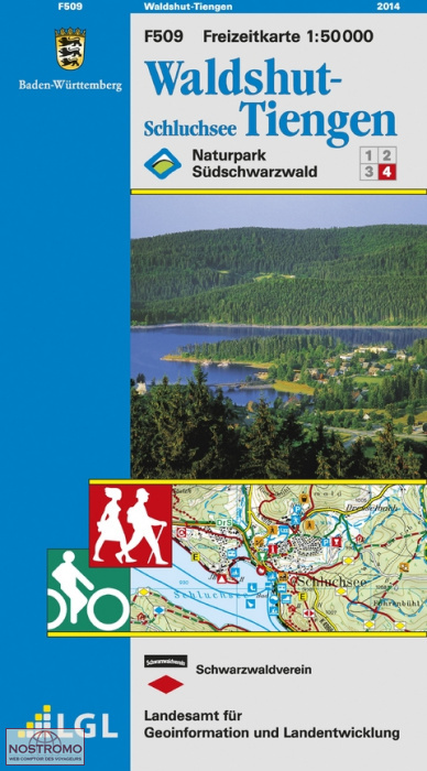 F509 WALDSHUT-TIENGEN | LGL hiking map