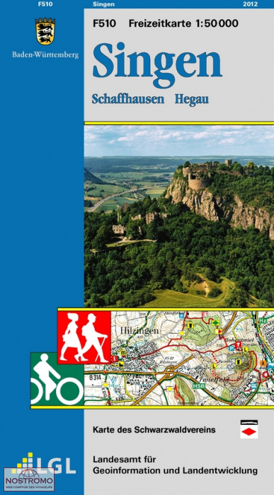 F510 SINGEN | LGL hiking map