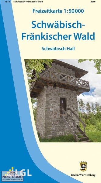 F518 SCHWÄBISCH-FRÄNKISCHER WALD | LGL hiking map