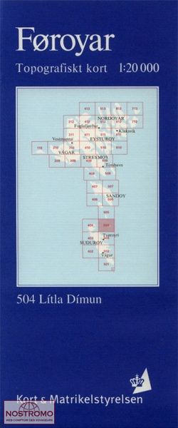 504 LITLA DIMUN | Kort & Matrikelstyrelsen topographical map