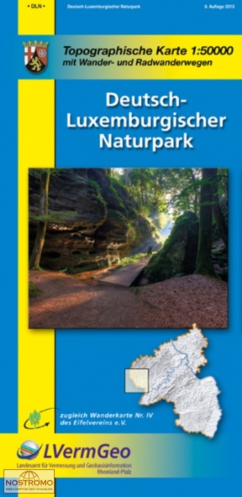 DLN DEUTSCH-LUXEMBURGISCHER NATURPARK | LGVRP hiking map