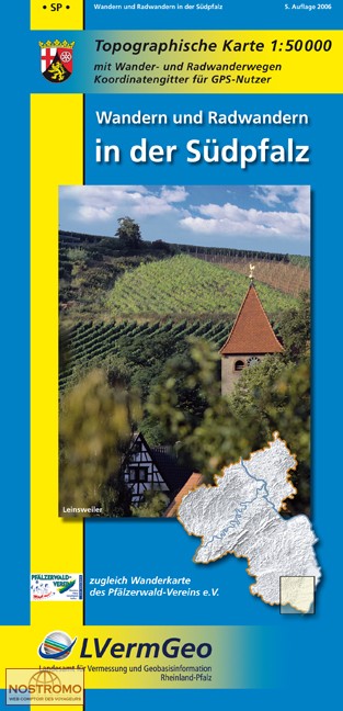 SP WANDERN UND RADWANDERN IN DER SÜDPFALZ | LVGRP hiking map