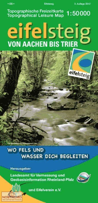 WR EIFELSTEIG - VON AACHEN BIS TRIER | LVGRP hiking map