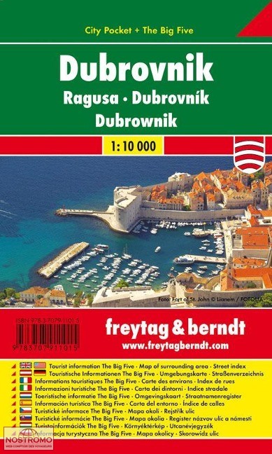 DUBROVNIK | Freytag & Berndt street map