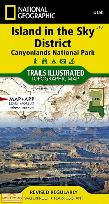 ISLAND IN THE SKY DISTRICT | National Geographic hiking map